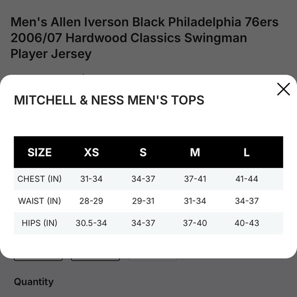 Mitchell & Ness Allen Iverson 76ers Jersey - Picture 8 of 8